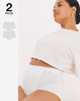 Sloggi 2Pack Light Control Maxi Knickers Black or White