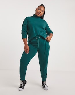 Dark Green Cargo Joggers