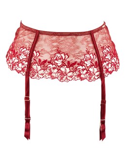 Figleaves Curve Red Suspender Belt