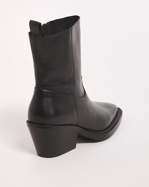 Ankle Western Boots Wide - Image 2