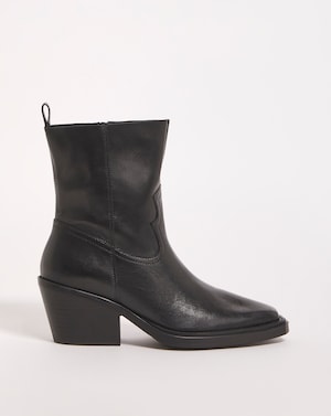 Ankle Western Boots Wide - Image 1