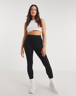Black Jersey High Waisted Legging