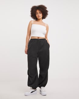 Elasticated Waist Cargo Parachute Trouser