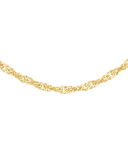 9Ct Gold Twist Curb Chain