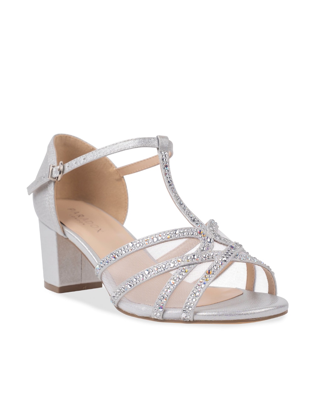 Size 9 sales silver bridesmaid shoes
