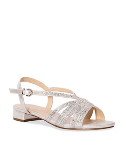 Paradox London Quest Wide E Fit Block Heel Sandal