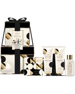 The Luxury Bathing Company Sparkling Pear &amp; Nectarine Stack Set