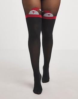 Pretty Polly Santa Mock Hold Up Tights