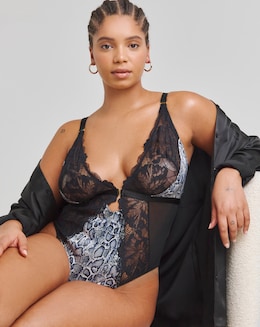 Ann Summers Rapturous Plunge Body Black