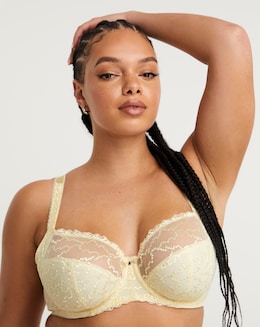 Buy Charming Illusion Non Padded Non Wired Full Cup Plus Size Full