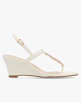 Daniel Yoko Toe Post Mid Wedge Sandals - Image