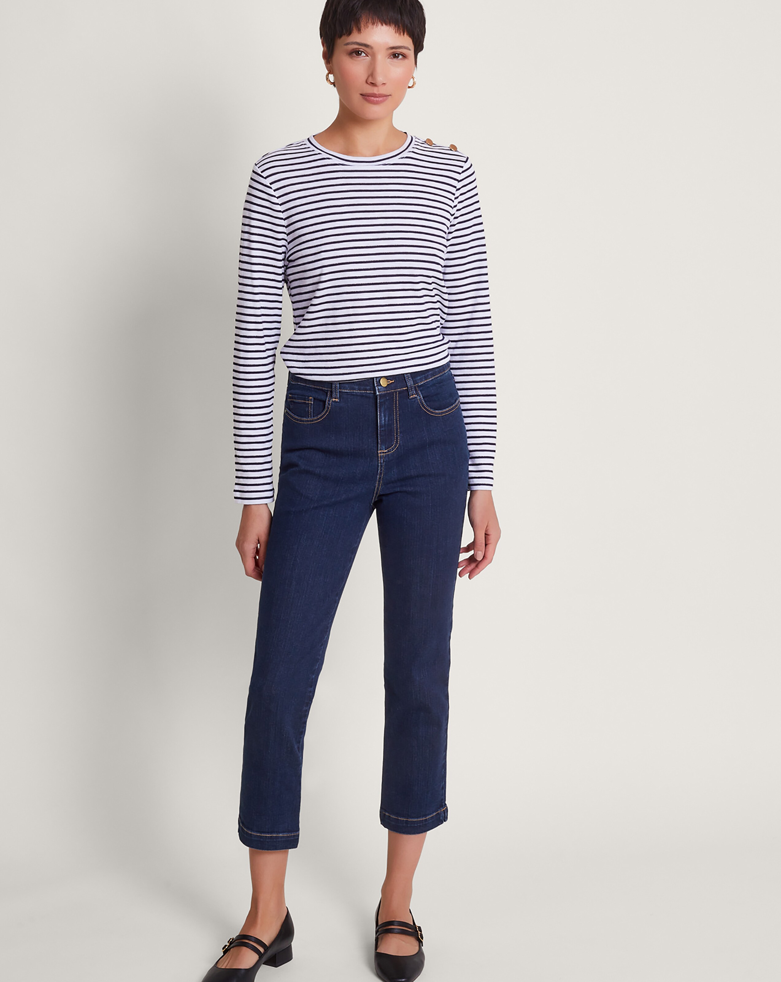 Womens cropped shop trousers size 14