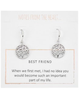 Notes from the Heart Best Friend Earrings