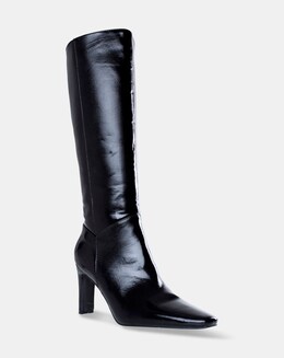 PUBLIC DESIRE POSE KNEE HIGH BOOTS WIDE E FIT