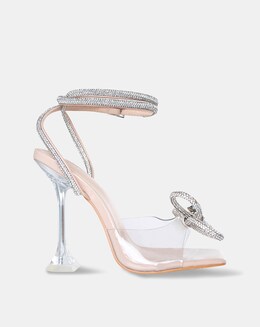 PUBLIC DESIRE GLIMMER BARELY THERE SANDALS WIDE E FIT