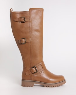 Lotus Knee High Boot Curvy Calf EEE Fit