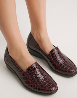 Cushion Walk Twin Gusset Loafers Extra Wide EEE Fit
