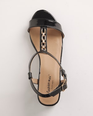 Cushion Walk Block Heel Sandals EEE Fit - Image 2