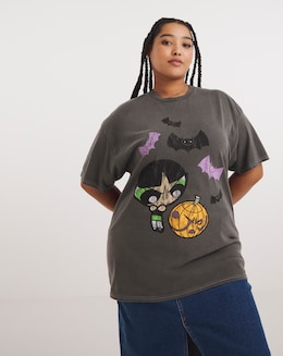 Charcoal Powerpuff Girls Halloween Tee
