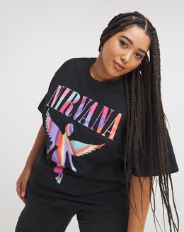 Black Nirvana License Tee