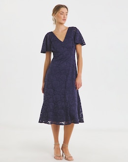 Joanna Hope Lace Midi Dress