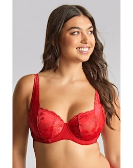 Panache Heidi Plunge Wired Bra Ruby Red