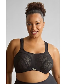 Sculptresse by Panache Non Padded Wired Sports Bra Black/Chalk
