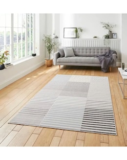 Think Rugs Apollo Modern Linear Rug - Blocks