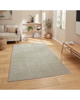 Think Rugs Elio Modern Geometric Large Squares Rug