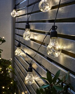 Twinkling Bulb Christmas String Lights - 20