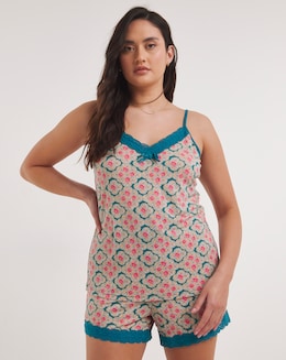 Joe Browns Floral Jersey Viscose Cami Set