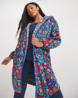 Joe Browns Multi Floral Print Oversized Snuggle Top