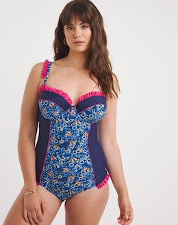 Joe Browns Butterfly Print Wired Swimsuit