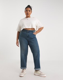 24/7 Vintage Indigo Boyfriend Jeans made with Organic Cotton