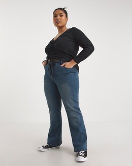 24/7 Vintage Blue Bootcut Jeans made with Organic Cotton