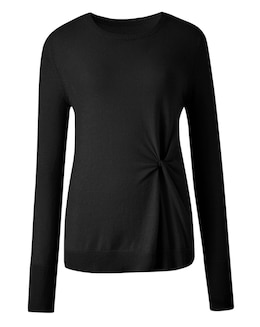 Wool Mix Twist Knot Jumper