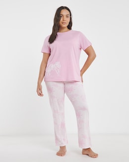 Simply Be Value Leopard Design Pyjama Set