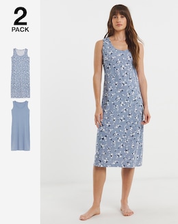 JD Williams (2 Pack) Value Midi Nighties