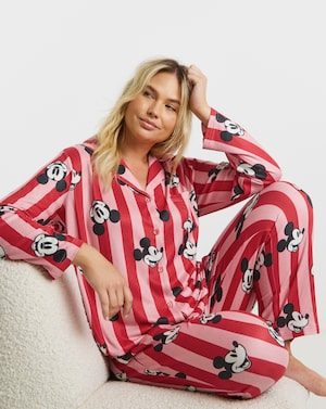 Mickey Mouse Button Through PJ Set - Image 1