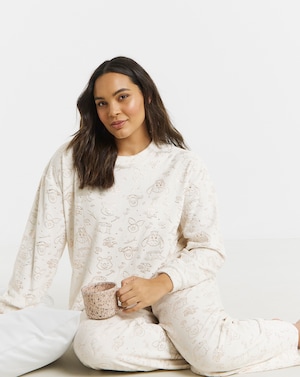 Winnie The Pooh Supersoft Foil PJ Set - Image 1