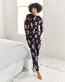 Chelsea Peers Fleece Crew Neck PJ Set - Image