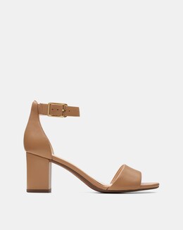Clarks Deva Mae Leather Sandals Standard Fit