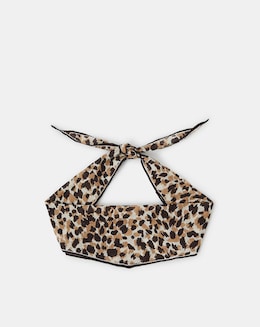 Accessorize Cheetah Print Neckerchief