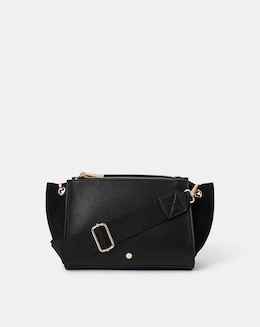 Accessorize Double Zip Crossbody Bag