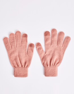 Touch Screen Magic Pink Gloves