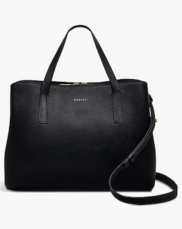 Radley Dukes Place Medium Black Leather Grab Bag