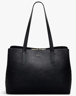 Radley Dukes Place Large Black Leather Shoulder Workbag