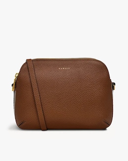 Radley Dukes Place Medium Tan Leather Cross-Body Bag