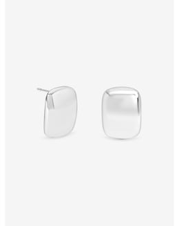 Simply Silver Sterling Silver 925 Polished Domed Stud Earrings