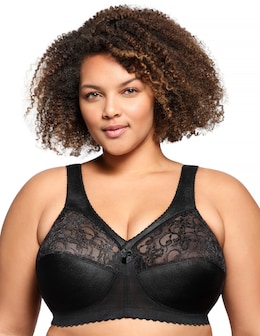 JGTDBPO Full Coverage Bras For Women Wirefree Support Bras Plus Size Bras  Minimizer Bras Lace Patchwork Breathable And Sexy One-Piece Bra Everyday  Underwear 